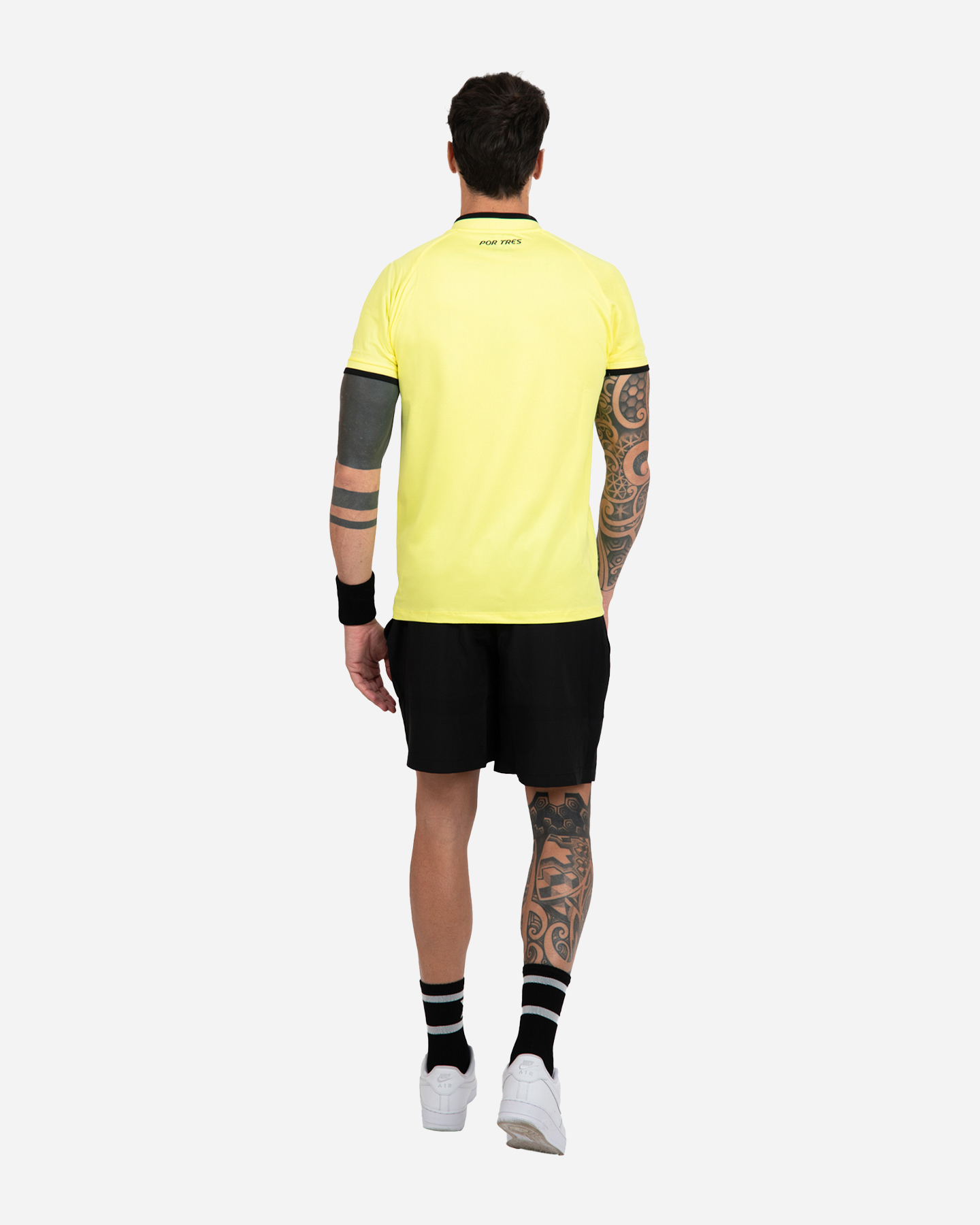 Polo tennis X3 POR TRES MANCHESTER M - Giallo - 3 | Cisalfa Sport